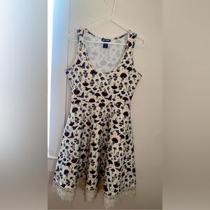 Beautiful knee length mushroom dress